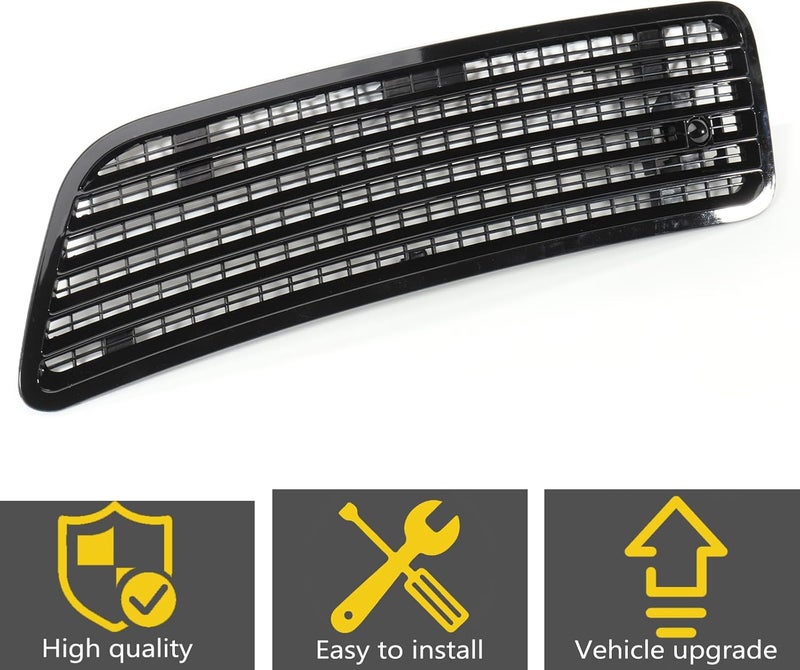 Gear Up Front Hood Upper Grill Vent for Mercedes-Benz S550 W221 2007-2013 Hood Vent Air Grilles Left Driver and Right Passenger Side 2218800205 2218800305 - Image 3
